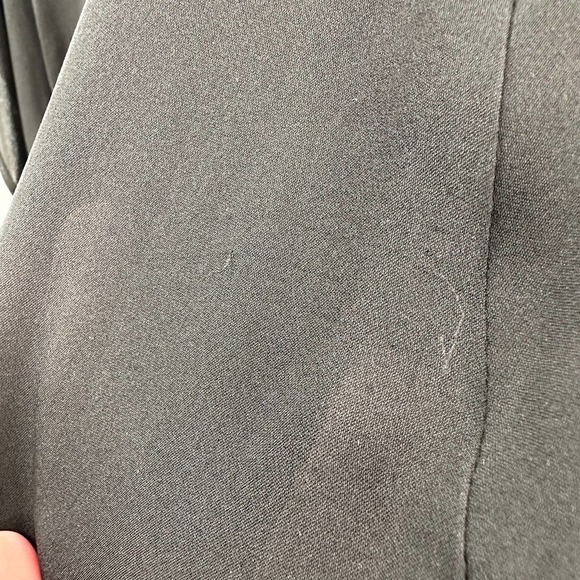 Artelier Nicole Miller Black Cold Shoulder Silk Blouse - Picture 3 of 12